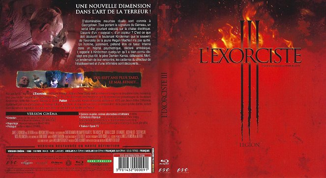 El exorcista III - Carátulas