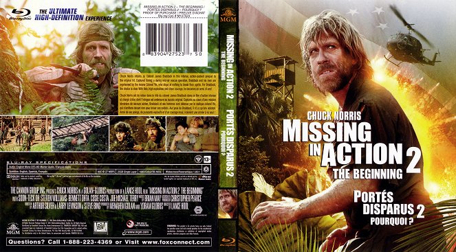 Missing in Action 2: The Beginning - Covers