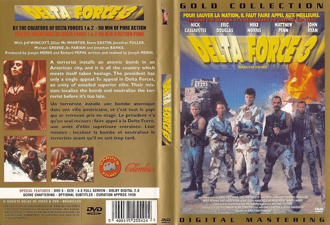 Delta Force 3: The Killing Game - Carátulas