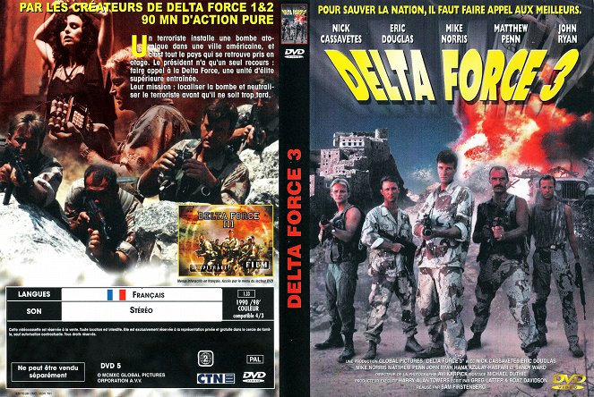 Delta Force 3: The Killing Game - Capas