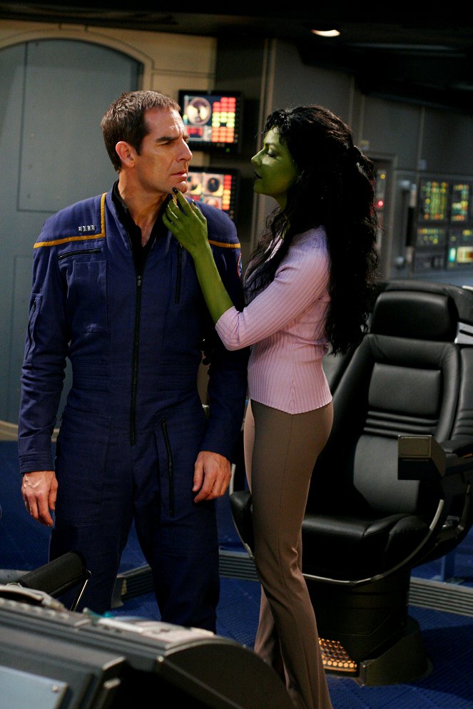 Star Trek: Enterprise - Bound - Forgatási fotók - Scott Bakula, Cyia Batten
