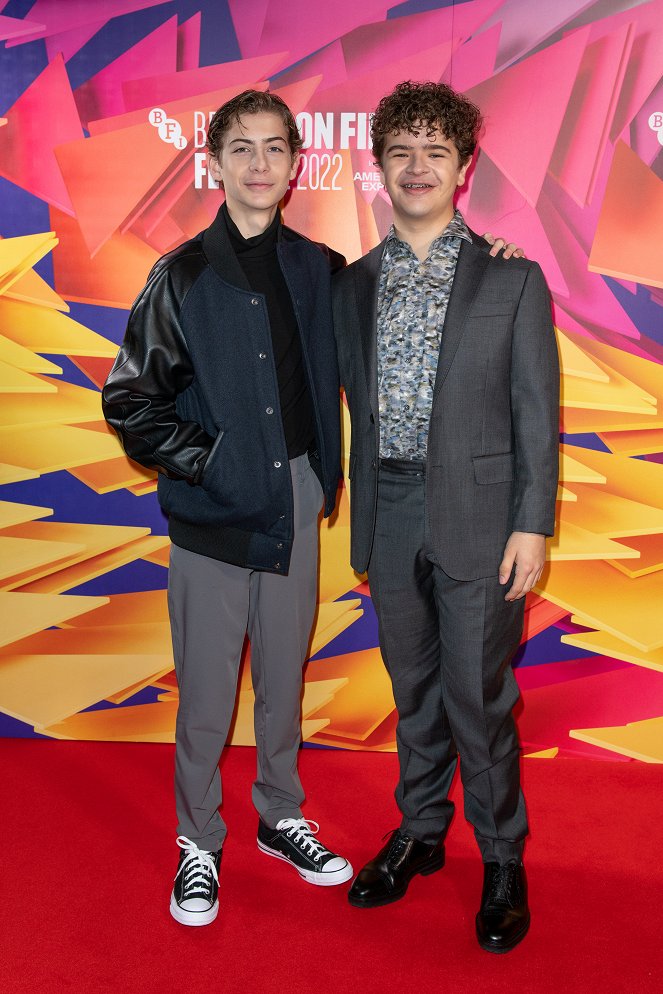 Tátův drak - Z akcí - Premiere Screening of "My Father's Dragon" during the 66th BFI London Film Festival at NFT1, BFI Southbank, on October 8, 2022 in London, England - Jacob Tremblay, Gaten Matarazzo