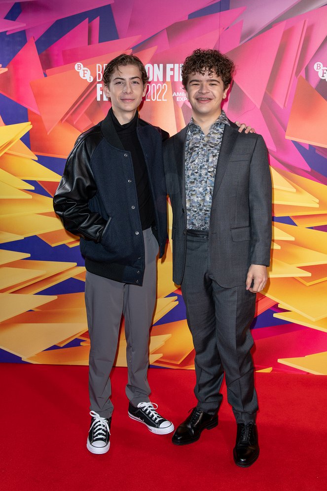 Le Dragon de mon père - Événements - Premiere Screening of "My Father's Dragon" during the 66th BFI London Film Festival at NFT1, BFI Southbank, on October 8, 2022 in London, England - Jacob Tremblay, Gaten Matarazzo