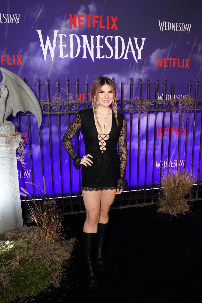 Wednesday - Events - World premiere of Netflix's "Wednesday" on November 16, 2022 at Hollywood Legion Theatre in Los Angeles, California - Bailey Spinn