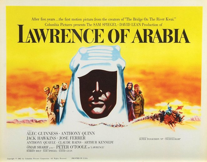 Lawrence d'Arabie - Cartes de lobby