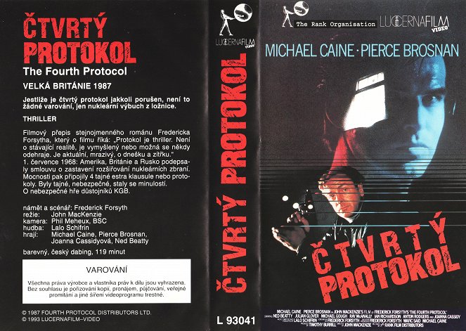 The Fourth Protocol - Covers
