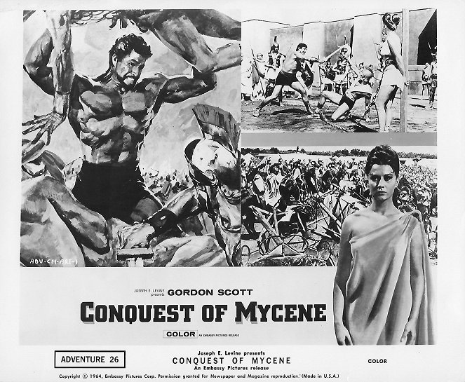 Conquest of Mycene - Lobby Cards
