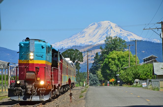Eisenbahn-Romantik - Zwischen Vulkanen und Pazifik – Museumsbahnen im Nordwesten der USA - De filmes