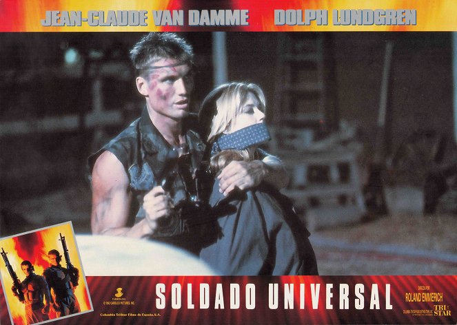 Universal Soldier - Cartes de lobby - Dolph Lundgren, Ally Walker