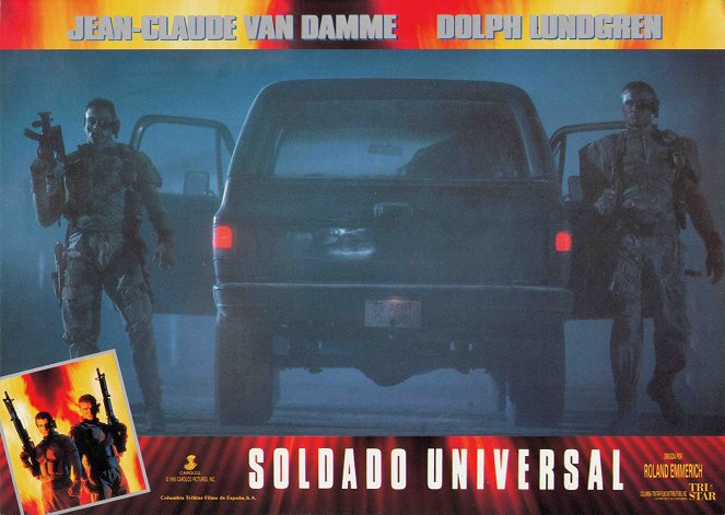 Universal Soldier - Lobbykarten - Jean-Claude Van Damme, Dolph Lundgren