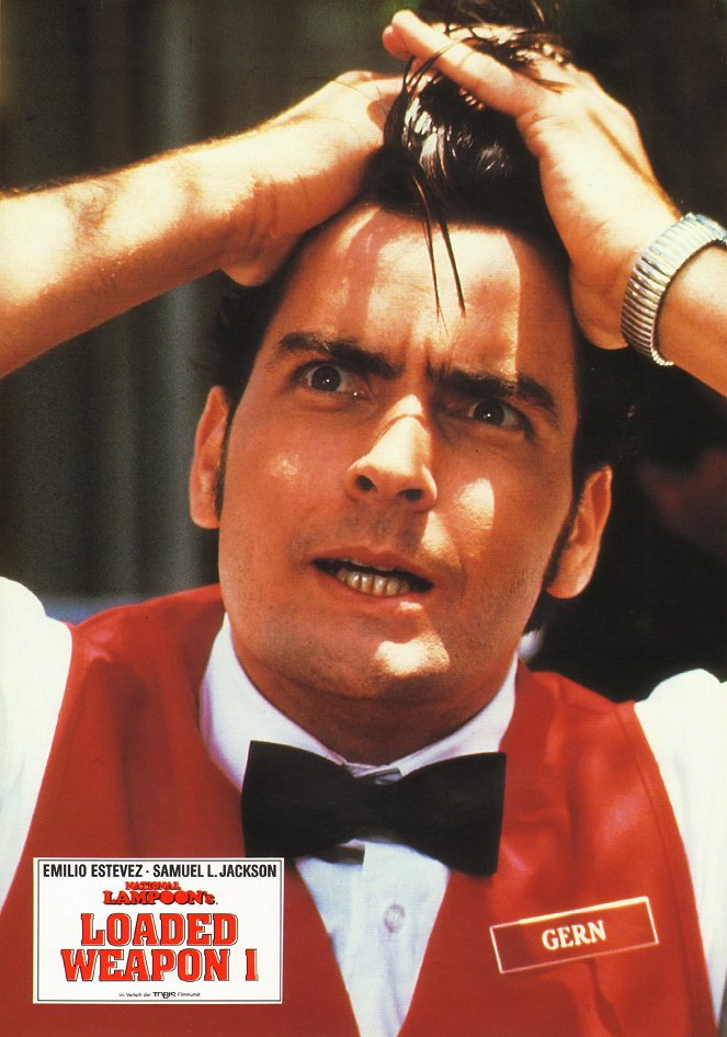 Loaded Weapon 1 - Lobby Cards - Charlie Sheen