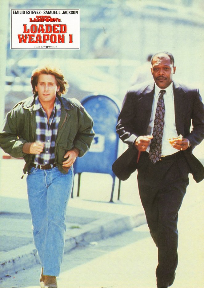 Con el arma a punto - Fotocromos - Emilio Estevez, Samuel L. Jackson