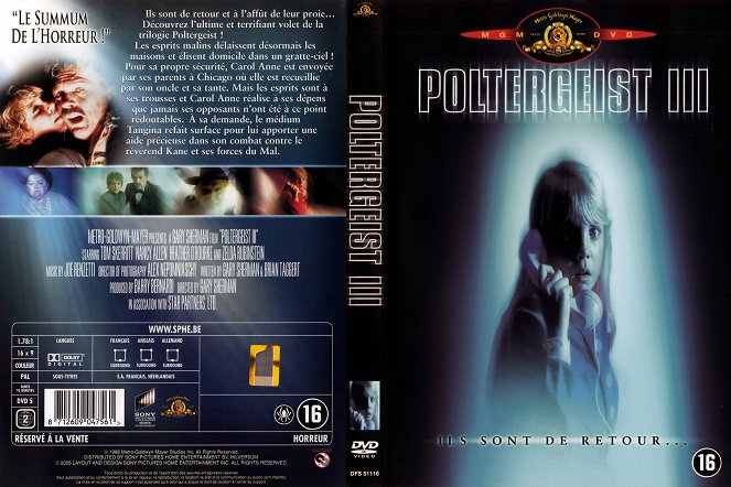 Poltergeist III - Carátulas