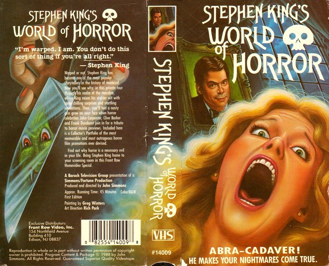 Stephen King's World of Horror - Okładki