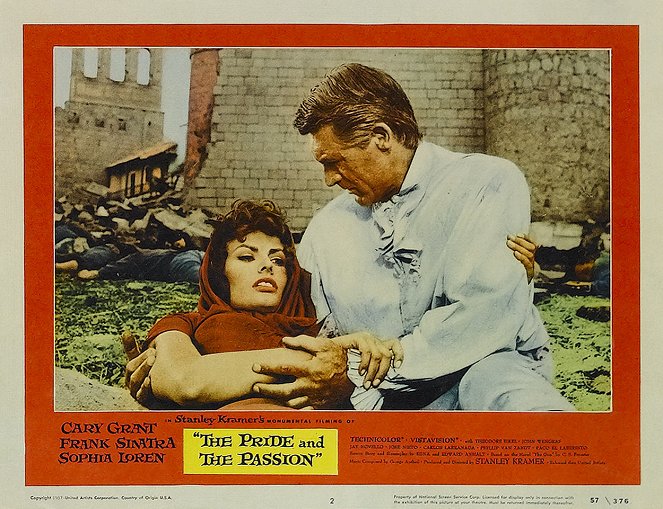 The Pride and the Passion - Lobby Cards - Sophia Loren, Cary Grant