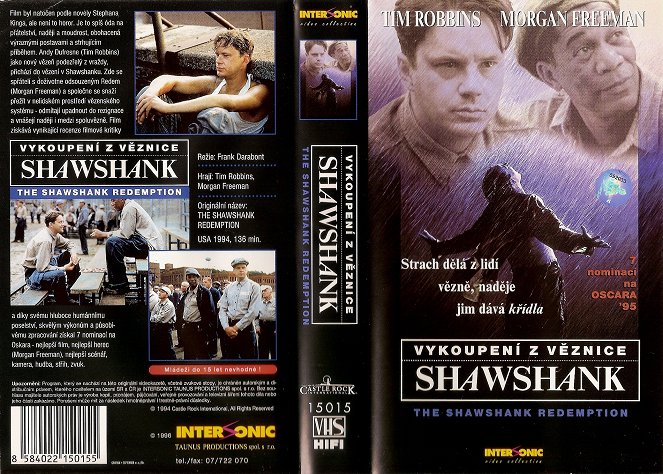 Os Condenados de Shawshank - Capas