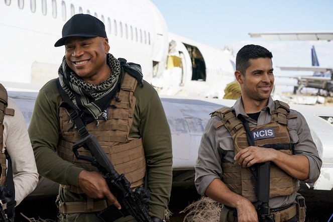 Navy CIS: L.A. - Season 14 - Willkommen in Hollywood - Dreharbeiten - LL Cool J, Wilmer Valderrama