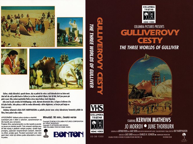 The 3 Worlds of Gulliver - Covers