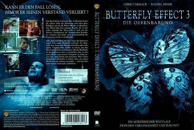 The Butterfly Effect 3: Revelations - Carátulas