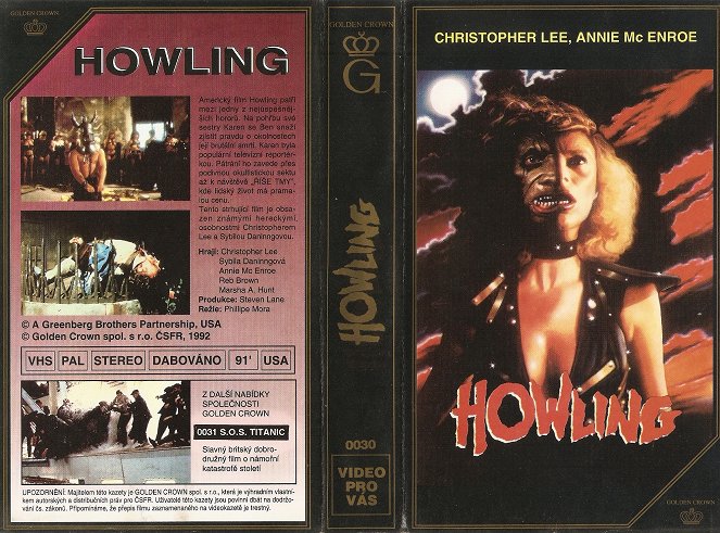 Howling II - Couvertures