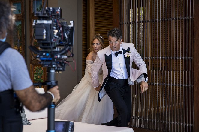 Shotgun Wedding - Casamento Explosivo - De filmagens - Jennifer Lopez, Josh Duhamel