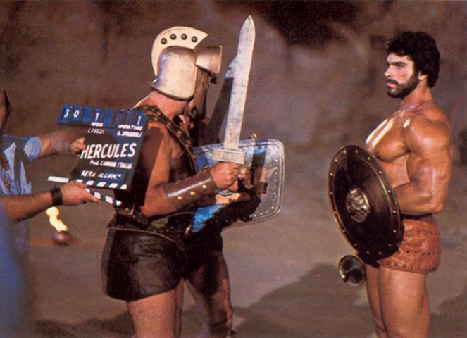 Hercules - Dreharbeiten - Lou Ferrigno