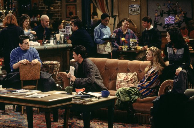 Friends - Aquele em que Underdog se Escapa - Do filme - Matt LeBlanc, Matthew Perry, Lisa Kudrow, Courteney Cox