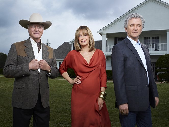 Dallas - Season 1 - Werbefoto - Larry Hagman, Linda Gray, Patrick Duffy