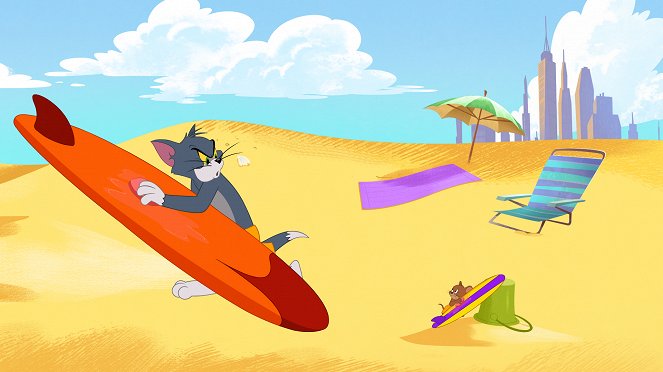 Tom és Jerry New Yorkban - Season 2 - Top of the Heap / Stunt Double Trouble / Surfer Supreme / Kabuki Cat - Filmfotók