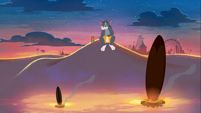Tom és Jerry New Yorkban - Top of the Heap / Stunt Double Trouble / Surfer Supreme / Kabuki Cat - Filmfotók