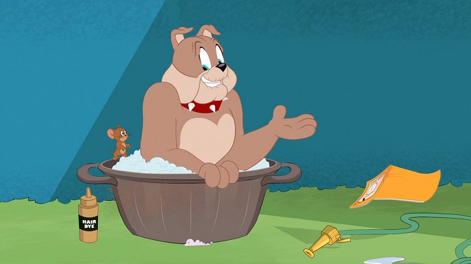 Die Tom und Jerry Show - Graue Haare / Tom wäscht Wäsche / Schnurrbart-Konkurrenz - Filmfotos