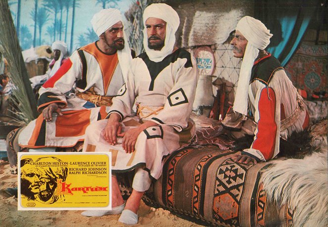 Khartoum – Der Aufstand am Nil - Lobbykarten - Laurence Olivier