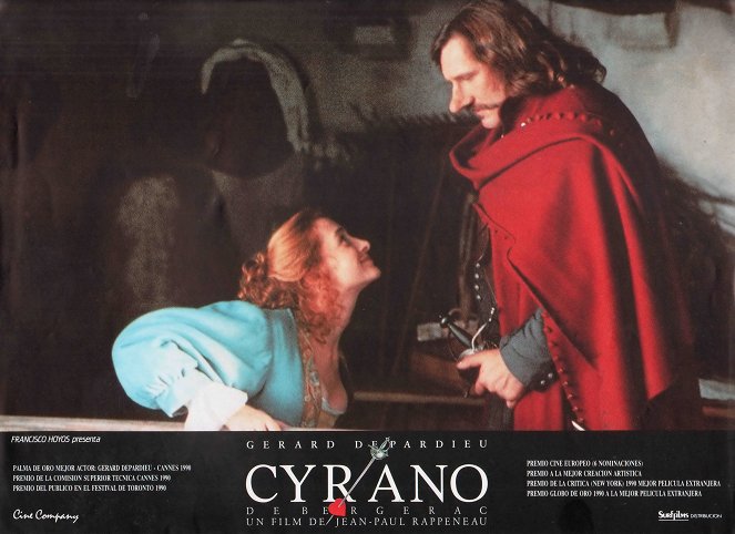 Cyrano von Bergerac - Lobbykarten - Anne Brochet, Gérard Depardieu