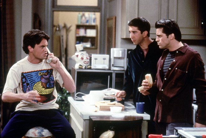 Friends - The One with the Stoned Guy - Photos - Matthew Perry, David Schwimmer, Matt LeBlanc