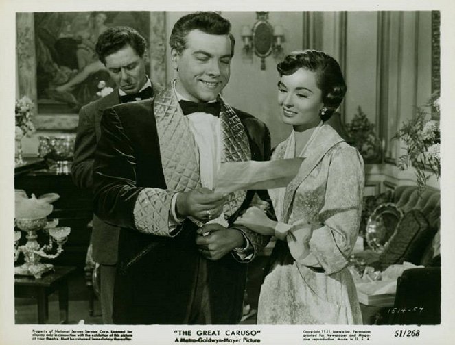 Kuolematon Caruso - Mainoskuvat - Richard Hageman, Ann Blyth, Mario Lanza