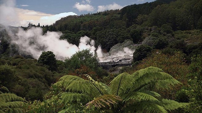 Neuseeland von oben - Ein Paradies auf Erden - Southern North Island and Volcanic Plateau - Van film