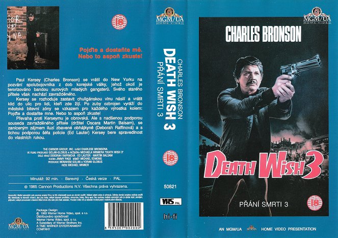 Death Wish 3 - Covers