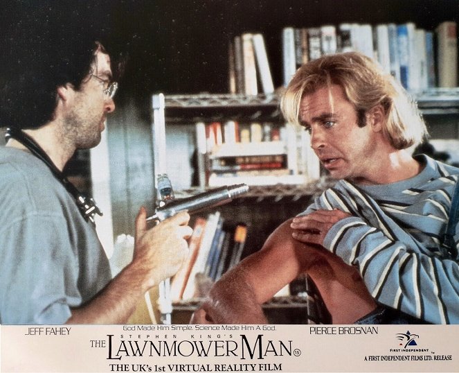 The Lawnmower Man - Lobbykaarten - Pierce Brosnan, Jeff Fahey