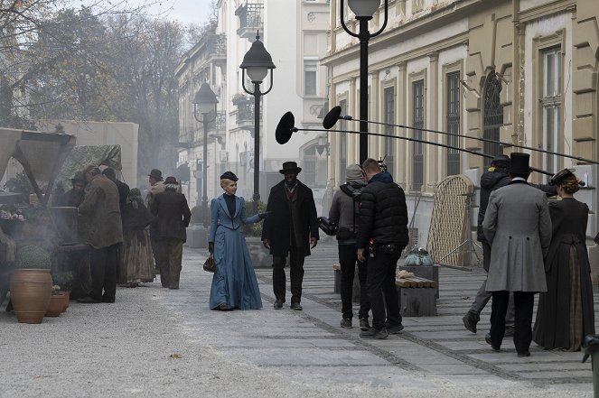 Slečna Scarletová a Vévoda - Série 3 - Dědic - Z nakrúcania