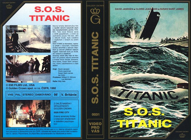 S.O.S. Titanic - Carátulas