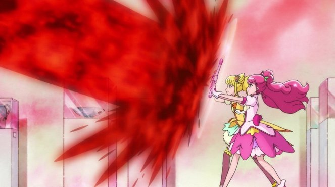 Healin' Good Precure - Kinkjú oteate! Megabjógen ga ippai!? - Kuvat elokuvasta