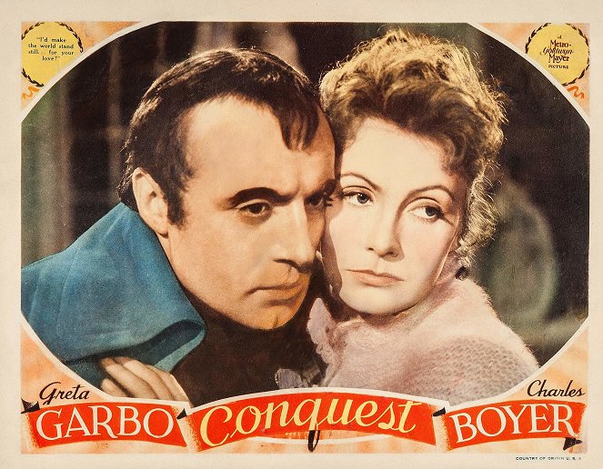 Conquest - Lobby Cards - Charles Boyer, Greta Garbo