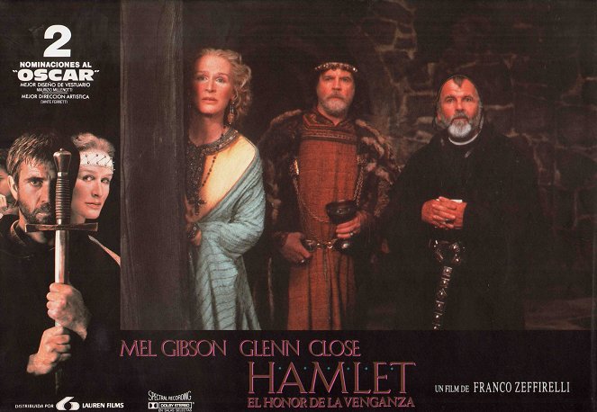 Hamlet - Lobbykaarten - Glenn Close, Alan Bates, Ian Holm