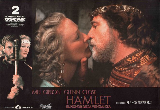 Hamlet - Lobby karty - Glenn Close, Alan Bates