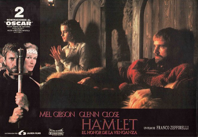 Hamlet - Lobbykarten - Helena Bonham Carter, Mel Gibson