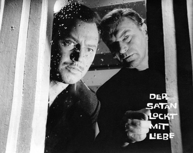 Der Satan lockt mit Liebe - Cartes de lobby - Ivan Desny, Heinz Engelmann