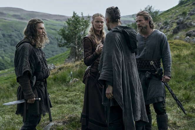 Vikingové: Valhalla - Pavučina osudu - Z filmu - Sam Corlett, Frida Gustavsson, Leo Suter