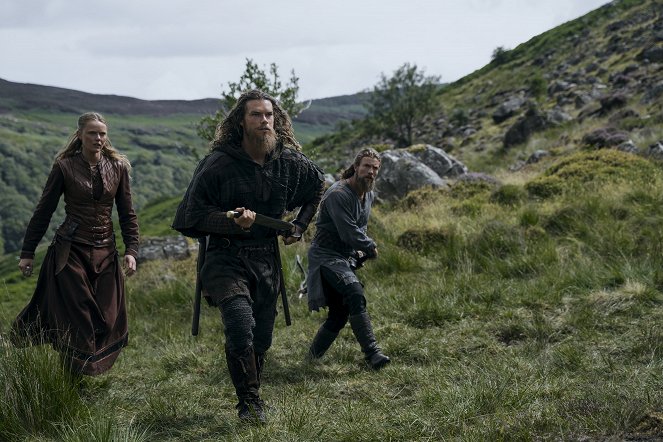 Vikingové: Valhalla - Pavučina osudu - Z filmu - Frida Gustavsson, Sam Corlett, Leo Suter