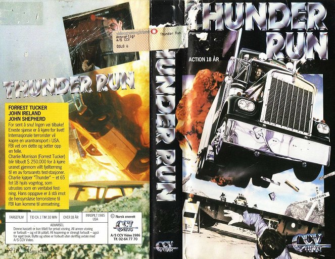 Thunder Run - Couvertures