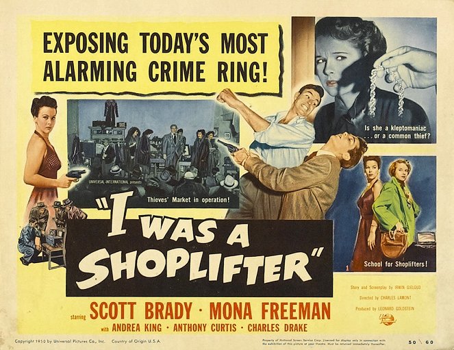 I Was a Shoplifter - Cartões lobby